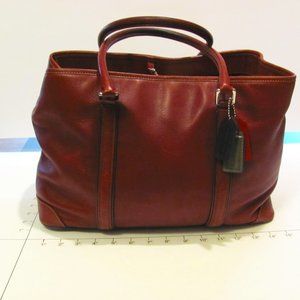 Coach Hampton cowhide leather tote carryall Style 7585